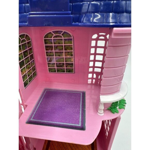 Fisher Price VTG 2001 Loving Family Sweet Streets Pink Townhouse No Front Door - Picture 12 of 16